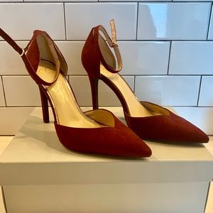Jessica Simpson Cirrus heels burgundy size 8